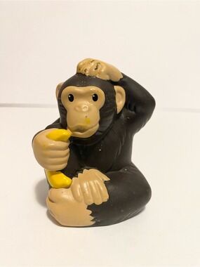 Little People Chimpanzee Monkey Zoo Sounds 2011 Animal Fisher Price Toy 4/$20 🛑